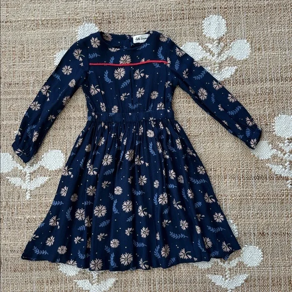 Hello Simone Floral Navy Blue Dress - Picture 1 of 6